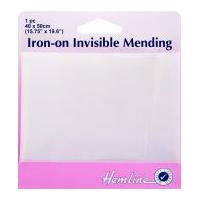 Hemline Iron On Invisible Mending Repair 40cm x 50cm