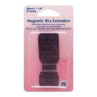 Hemline Magnetic Bra Extender Black