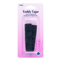 hemline press fastener snap tape black