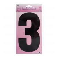 Hemline Iron On Number Motif App...