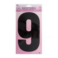 Hemline Iron On Number Motif App...