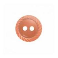 hemline round shirt buttons with spiral edging 1125mm orange