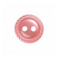 hemline round shirt buttons with spiral edging 1375mm pink