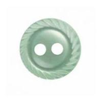 Hemline Round Shirt Buttons with Spiral Edging 16.25mm Lime Green