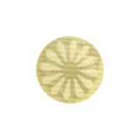 Hemline Round Shank Buttons with Petal Design 11.25mm Yellow