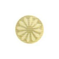 hemline round shank buttons with petal design 1125mm yellow