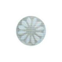 Hemline Round Shank Buttons with Petal Design 11.25mm Sky Blue