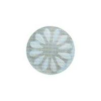 hemline round shank buttons with petal design 1125mm sky blue