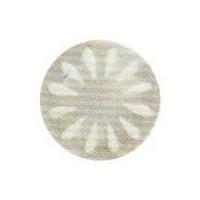 hemline round shank buttons with petal design 15mm white