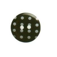 hemline round polka dot pattern buttons 15mm black