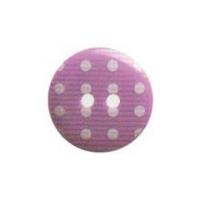 hemline round polka dot pattern buttons 15mm lavender