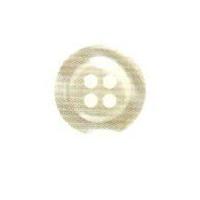 hemline round translucent rimmed buttons 1125mm white