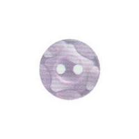 Hemline Round Buttons with Waved Edging 11.25mm Lilac
