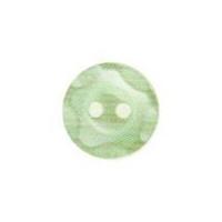 Hemline Round Buttons with Waved Edging 11.25mm Lime Green