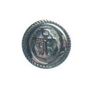 Hemline Naval Anchor Design Buttons 15mm Silver