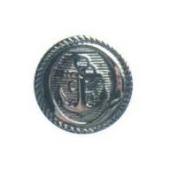 Hemline Naval Anchor Design Buttons 17.5mm Silver