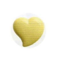 Hemline Irregular Heart Shape Buttons 11.25mm Yellow