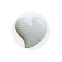 Hemline Irregular Heart Shape Buttons 11.25mm Baby Blue