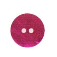 Hemline Round Shell Buttons 20mm Fuchsia