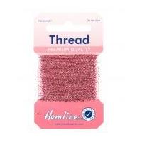 Hemline Glitter Sewing Craft Thread Pink
