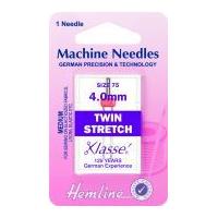 Hemline Twin Stretch Universal Sewing Machine Needles