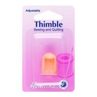 Hemline Adjustable Plastic Thimble