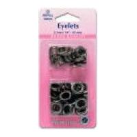 Hemline Metal Eyelets Refill Pack Silver