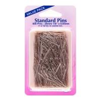 Hemline Standard Sewing Pins Value Pack 28mm