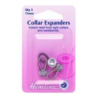 hemline extender buttons 11mm silver