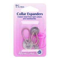 Hemline Extender Buttons Silver