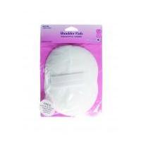 hemline raglan shaped shoulder pads white