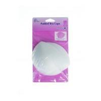 Hemline Padded Bra Cups White