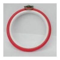 Hemline Round Flexi Hoop Frame Red