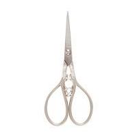 Hemline Pro Cut Embroidery Scissors Matte Silver & Gold