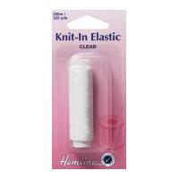 Hemline Knit In Elastic Clear