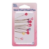 Hemline Pearl Head Pins in a Tin