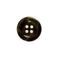 Hemline Round Translucent Rimmed Buttons 11.25mm Smoked