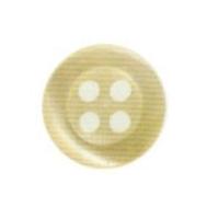 hemline round translucent rimmed buttons 175mm cream