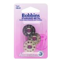 Hemline Metal Bobbins for Sewing Machines Universal Class 15k