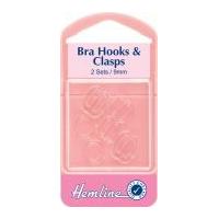 Hemline Bra Strap Hooks & Clasps Clear