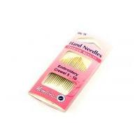 Hemline Premium Gold Eye Embroidery Crewel Needles