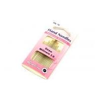 Hemline Premium Gold Eye Straw Milliner Needles