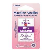 Hemline Twin Stretch Universal Sewing Machine Needles