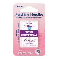 Hemline Twin Universal Sewing Machine Needles