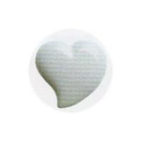 Hemline Irregular Heart Shape Buttons 9.5mm Baby Blue