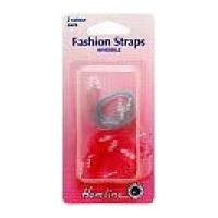 Hemline Replacement Bra Straps Blue & Pink