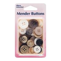 Hemline Sewing Repair Mender Buttons Assorted Colours