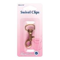 Hemline Swivel Clip Fasteners Bronze