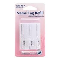 Hemline Iron On Name Label Tag Refills