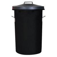 heavy duty dustbin 85 litre black sli311961